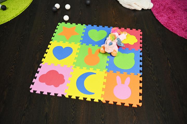 Produktbild Knorrtoys Puzzlematte - „Formen“ /9-tlg./30cm (30 x 30 x 30 cm)