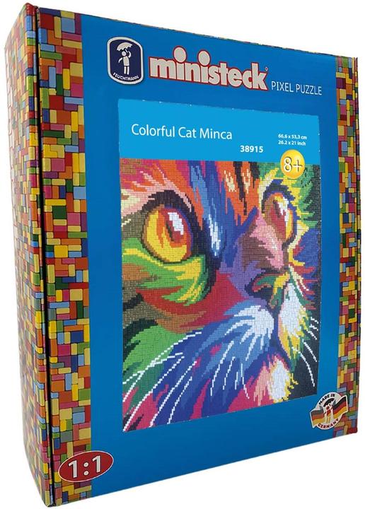 Feuchtmann Ministeck Ministeck ART Colorfull Cat Minka - XXL Box 8600 stuks