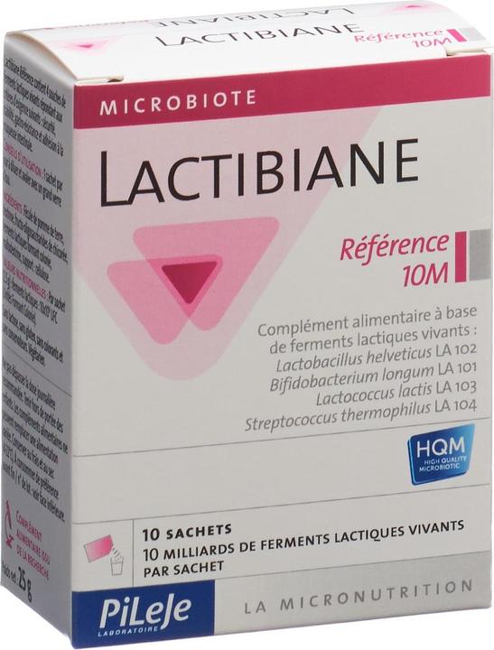 Actual product image Lactibiane Reference 10M (10 Piece, Beutel, 43 g)