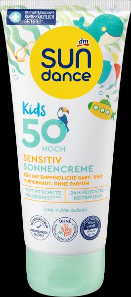 dm Sundance Kids sensitiv (Sonnencreme, SPF 50, 100 ml)