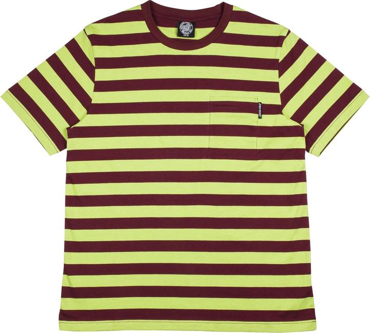 Santa Cruz Classic Stripe Pocket T-Shirt