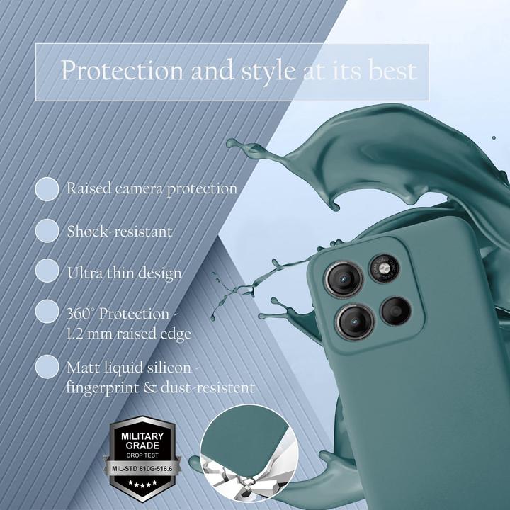 Produktbild Cadorabo Hülle für Motorola Moto G15 im Liquid Case Design (Motorola Moto C)