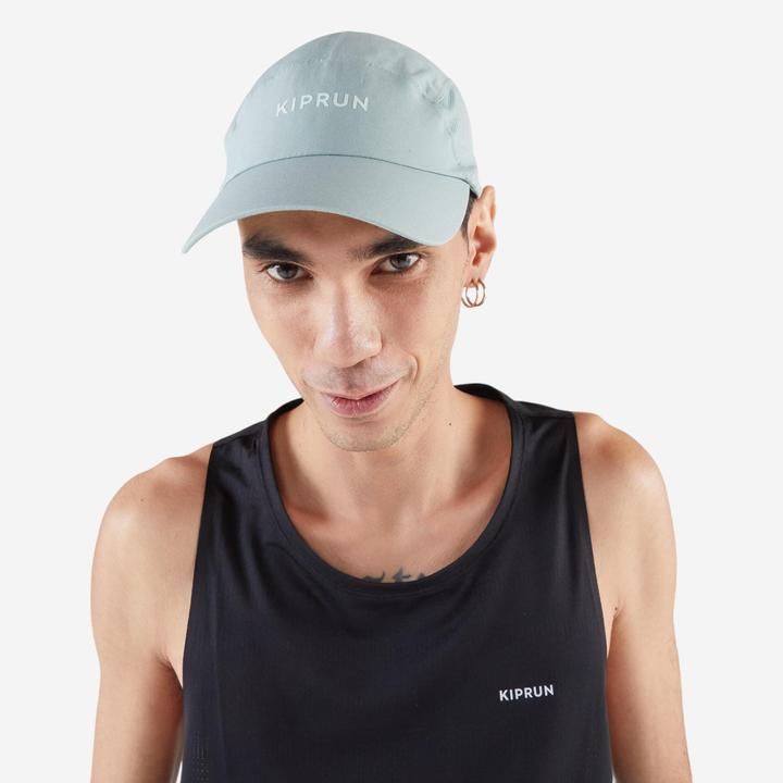 Actual product image Kiprun Lauf-Cap Schirmmütze - V2 grün
