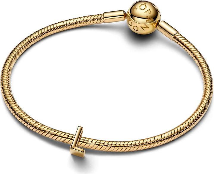 Image du produit Pandora Charm Lettre L Plaqué Or (Métal, Plaqué or)