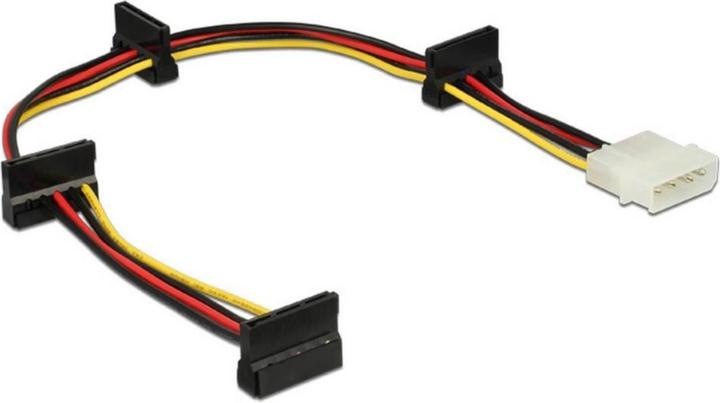 Delock Power cable Molex - 4x SATA 0.4 m