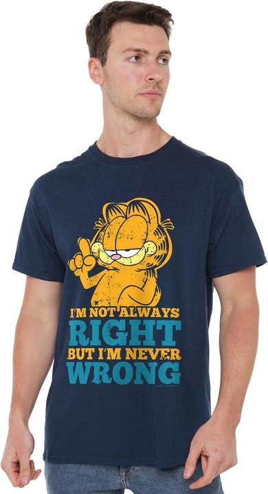 Immagine prodotto Garfield Never Wrong Maglietta Uomo (4XL)