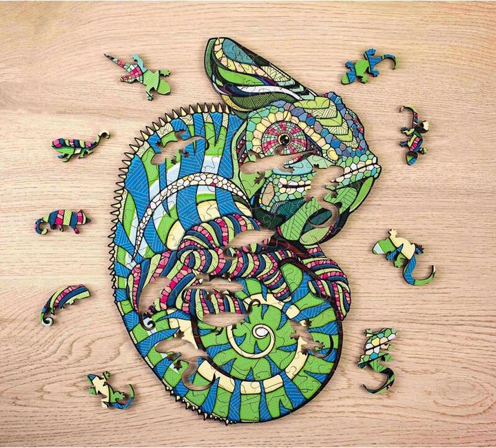 Actual product image Eco Wood Art Kameleon (111 pieces)