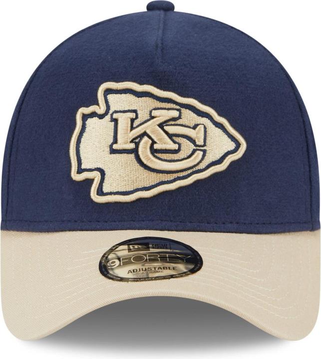 Actual product image New Era A-Frame 9Forty Cap MOLESKIN Kansas City Chiefs navy (One size)