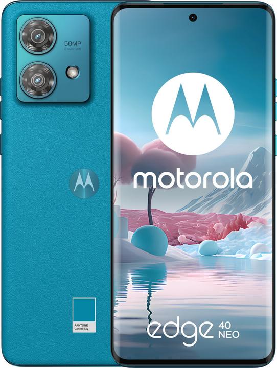 Productafbeelding Motorola Edge 40 Neo (256 GB, Caneelbaai, 6.55", SIM + eSIM, 50 Mpx, 5G)