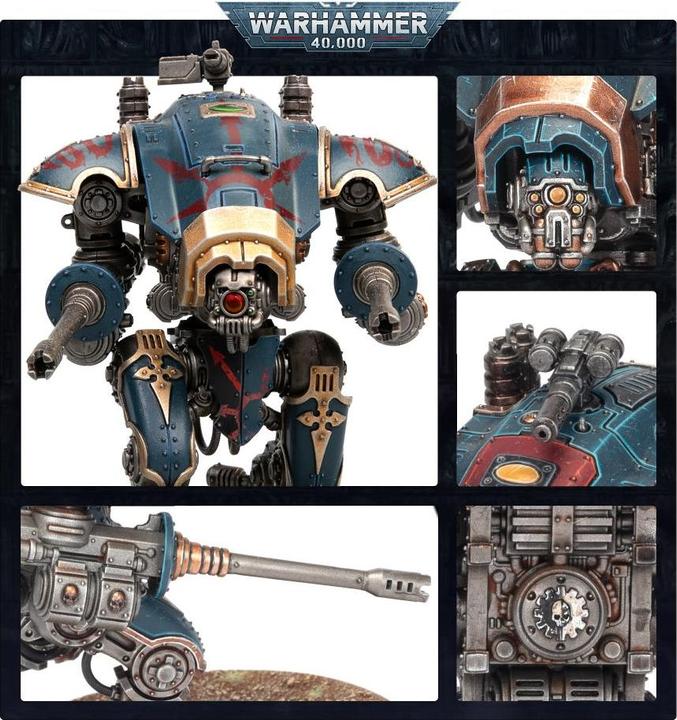 Actual product image Games Workshop Warhammer 40,000 - Imperial Knights Knight Armigers (Plastic)