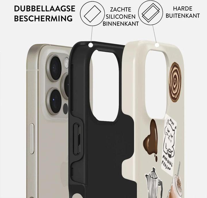 Productafbeelding Burga Tough MagSafe Case Apple iPhone 16 Pro - Oat Milk Please (Apple iPhone 16 Pro)