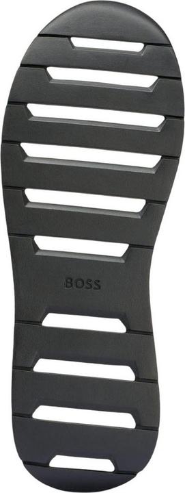 Actual product image BOSS Mens Titanium Leather Running Trainers (47)