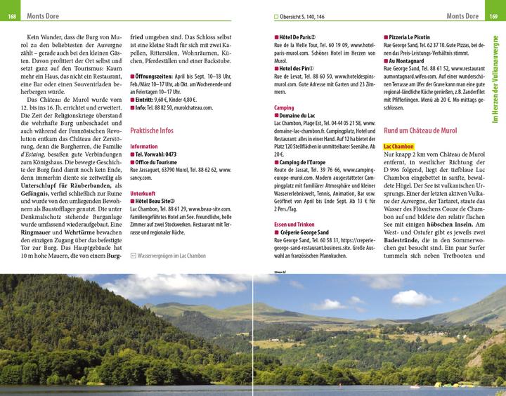 Produktbild Reiseführer Auvergne, Cevennen mit 29 Wanderungen und 6 Fahrradtouren (Deutsch, Bettina Forst, 2020)