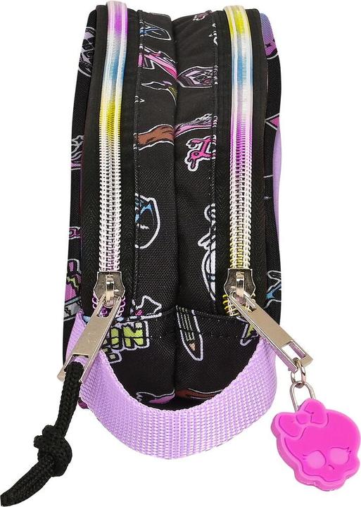 Produktbild Monster High Zweifaches Mehrzweck-Etui Creep Schwarz 21 x 8 x 6 cm