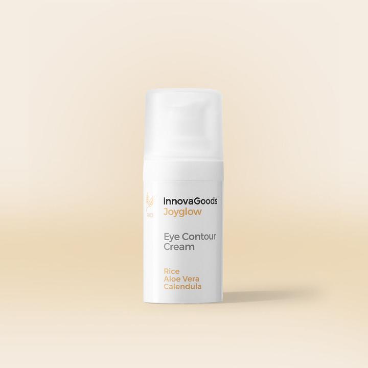 InnovaGoods Augenkontur Rice Joyglow 15 ml (Crème, 15 ml, Tag)