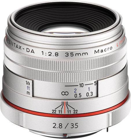 Image du produit Pentax DA 35mm, f/2.8 Macro Limited, argenté (Pentax K, APS-C / DX)