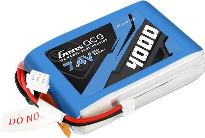 Image du produit Gens Ace Batterie RC LiPo 4000 mAh 7.4 V RX/TX (7.40 V, 4000 mAh)