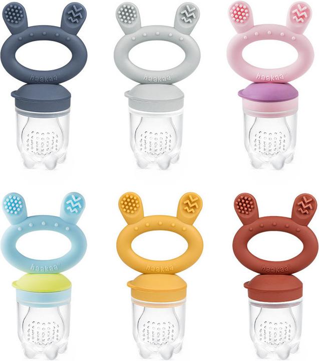 Actual product image Haakaa Fresh Food Feeder & Cover Set - Copper