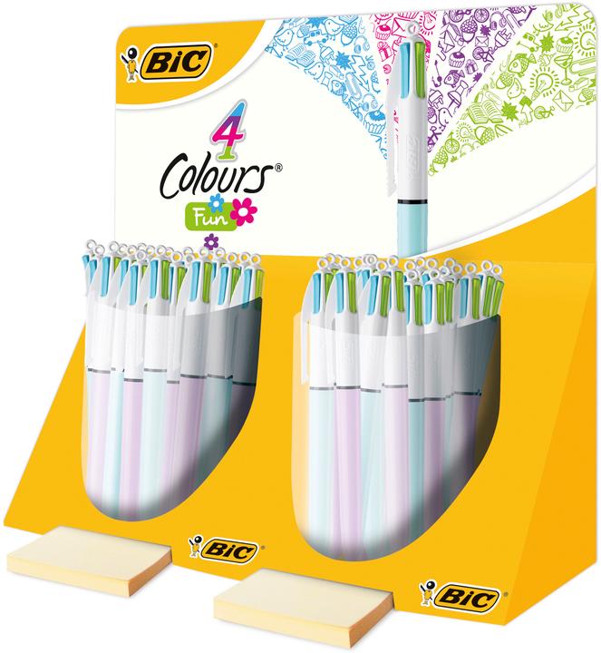 Image du produit Bic Affichage 4 Couleurs Mode (Lila, Pink, Vert clair, Bleu turquoise, 40 x)