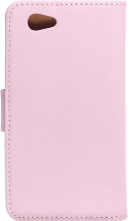 Produktbild OEM Slim Leder Book Case Sony Xperia Z1 Compact - rosa 4250710549214 (Sony Xperia Z1 Compact)
