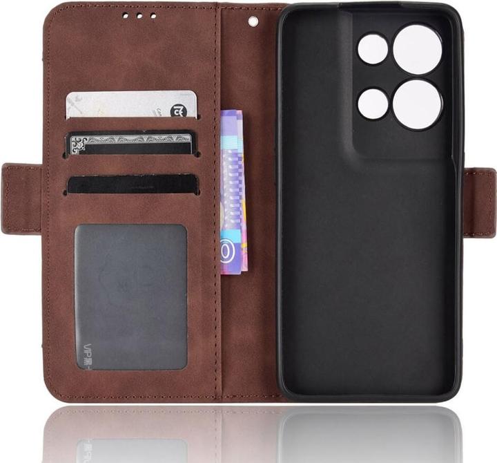 Produktbild Cover-Discount OPPO Reno8 - Etui mit vielen Kartenfächer braun (Oppo Reno 8)