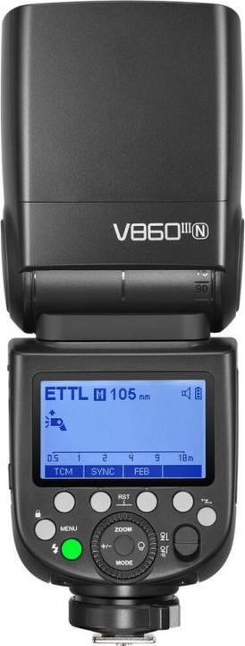 Actual product image Godox V860III Aufsteckblitz mit TTL, Nikon für Nikon (Plug-on flash, Nikon)