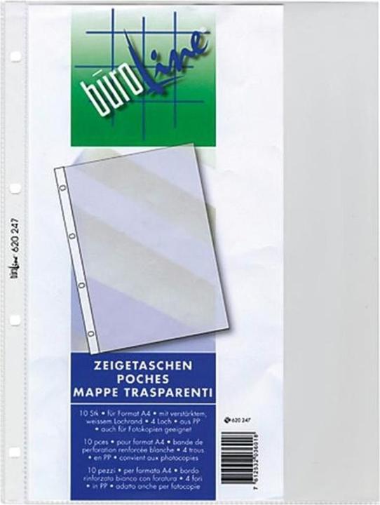 Produktbild BüroLine Zeigetaschen (A4, 10 x)