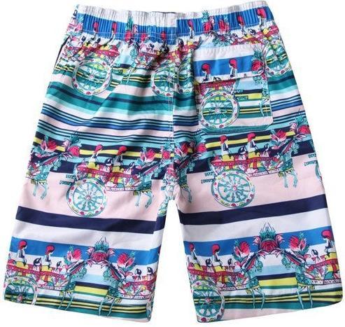 Hermex Stylische Surfer Badehose Badeshorts Short Hose / Grösse S (S)