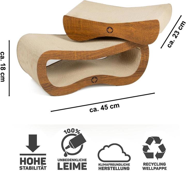 Produktbild CanadianCat Orbit & Satellite (18 cm, Walnuss)