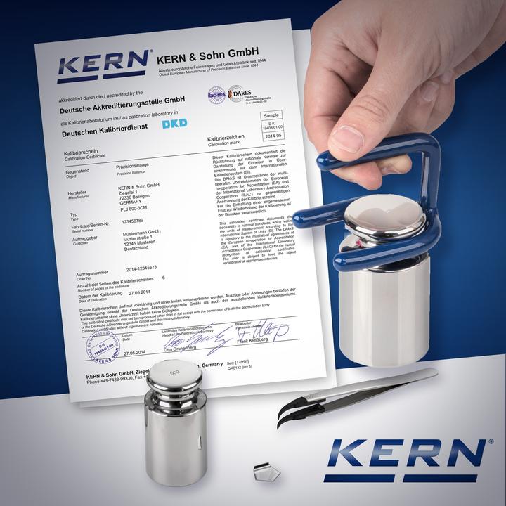 Actual product image Kern EU Calibration