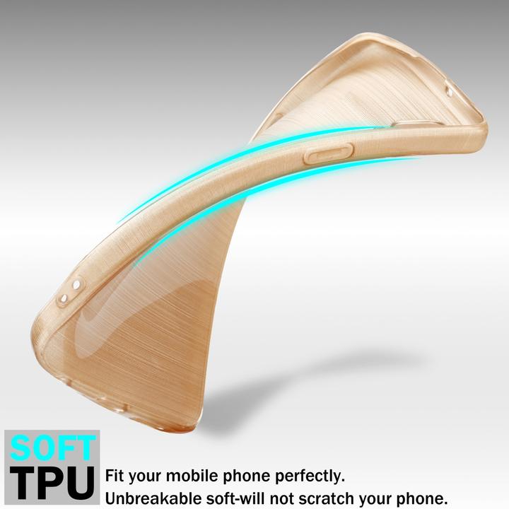 Produktbild Cadorabo Hülle für Apple iPhone 11 PRO im TPU Brushed Kameraschutz LM160 Style (Apple iPhone 11 Pro)