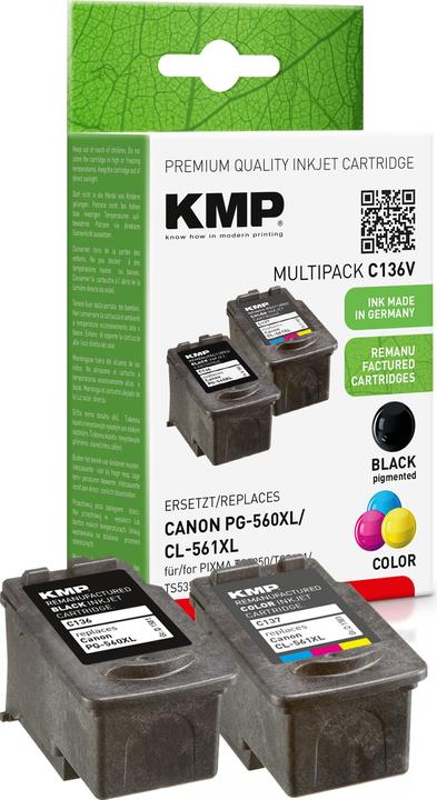 Productafbeelding KMP PG560XL/CL561XL (M, BK, C, Y)