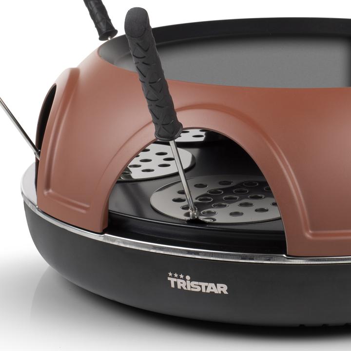 Image du produit Tristar 3- in 1 Pizza Festa comme raclette, plaque de gril et pour faire des pizzas
