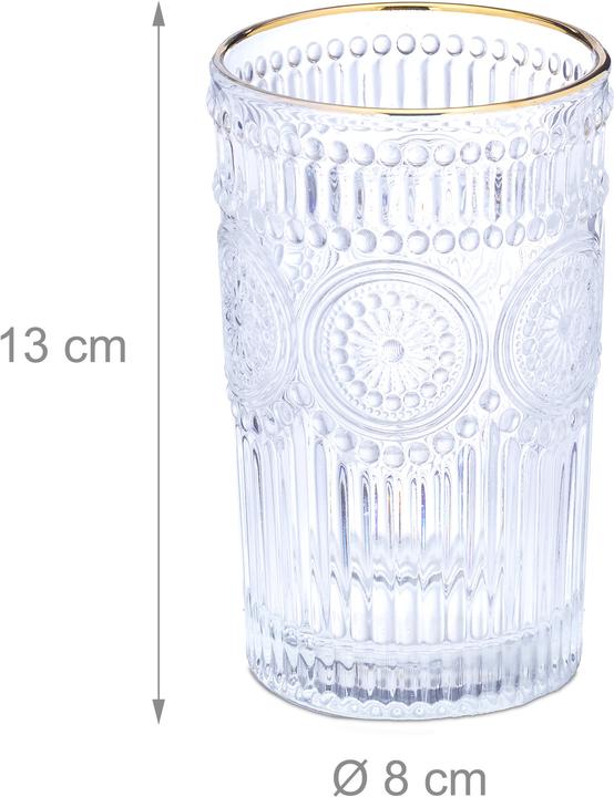 Image du produit Relaxdays 4x verre à boire (0.40 l, 1 x)