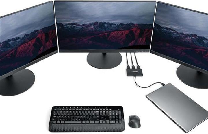 Actual product image StarTech 3-Port Multi-Monitor Adapter (USB-C, 10.50 cm)