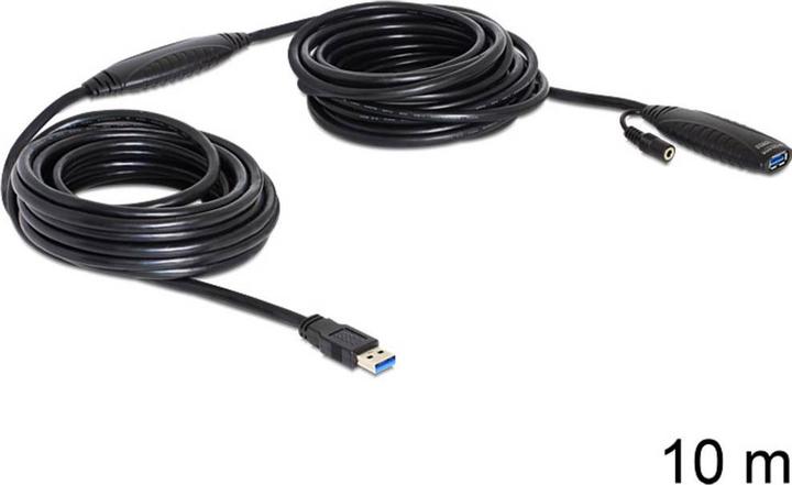 Produktbild Delock Aktives USB 3.0 Verlängerungskabel (10 m, USB 3.0)