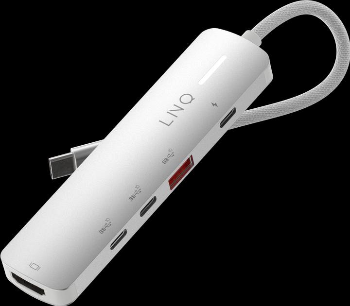 Produktbild LINQ Connects 5in1 PRO USB-C Multiport Hub 140W (USB-C, 5 Ports)