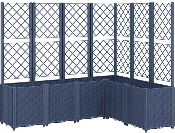 Actual product image VidaXL Planter with trellis PP