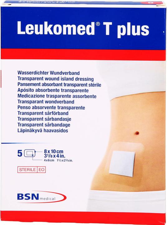 Immagine prodotto BSN T plus medicazione trasparente per ferite 8x10cm con tampone per ferite (5 x)