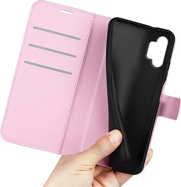 Produktbild Cover-Discount Galaxy A13 4G - Leder Etui Hülle rosa (Samsung Galaxy A13, Samsung Galaxy A13 5G)