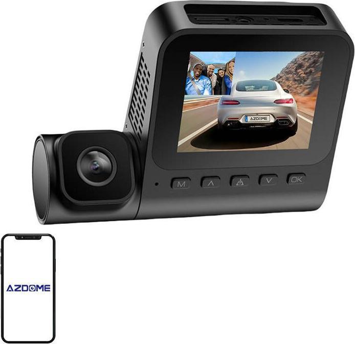 Productafbeelding AZDome 1080p front camera and 1080p indoor camera V600-2CH, G-sensor (Versnellingssensor, Volledige HD)