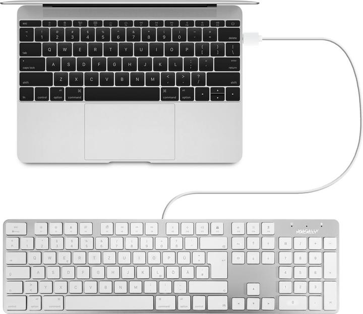 Immagine prodotto Macally Tastiera USB sottile (CH, Cablato)