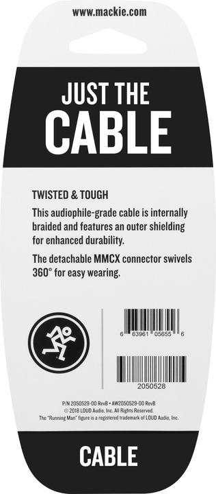 Actual product image Mackie MP Series MMCX Cable Kit