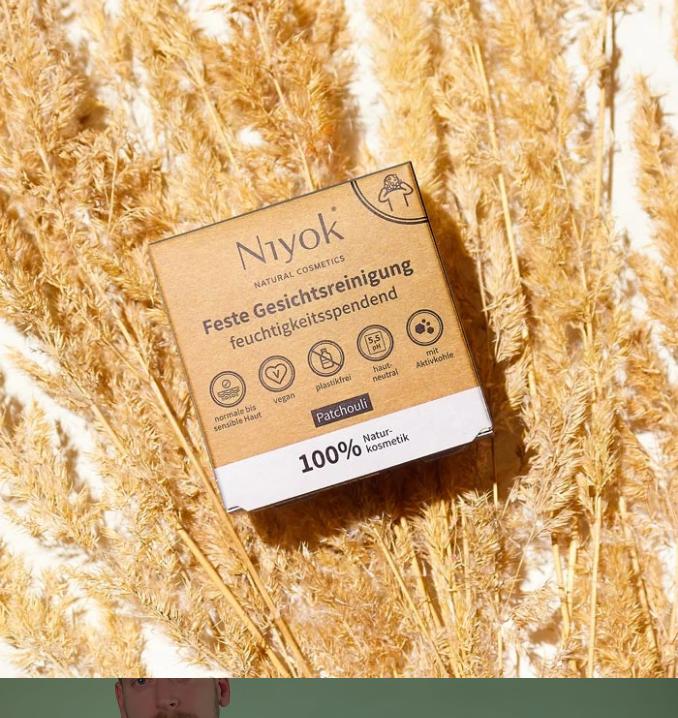 Actual product image Niyok Solid Face Cleanser Patchouli 80 g (Soap)