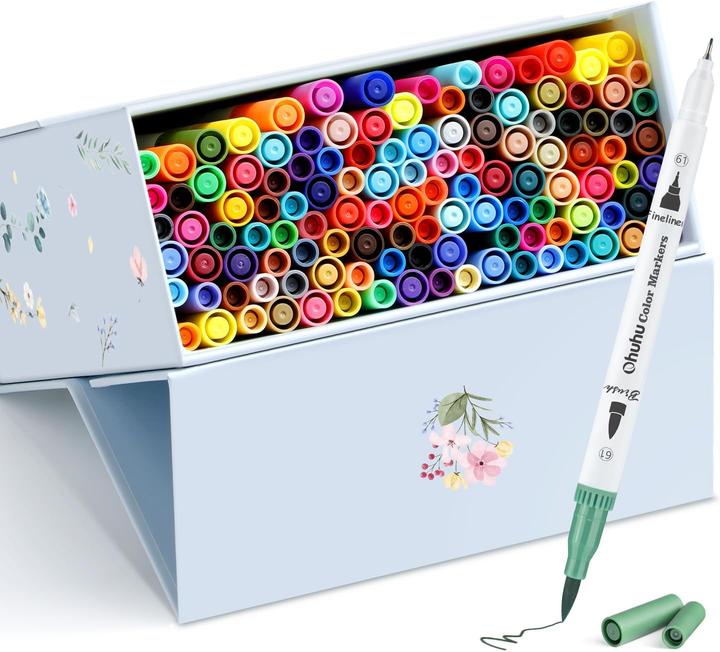 Actual product image Ohuhu Maui Pinselstifte (120 Stk.) WHI (Multicoloured, 120 x)