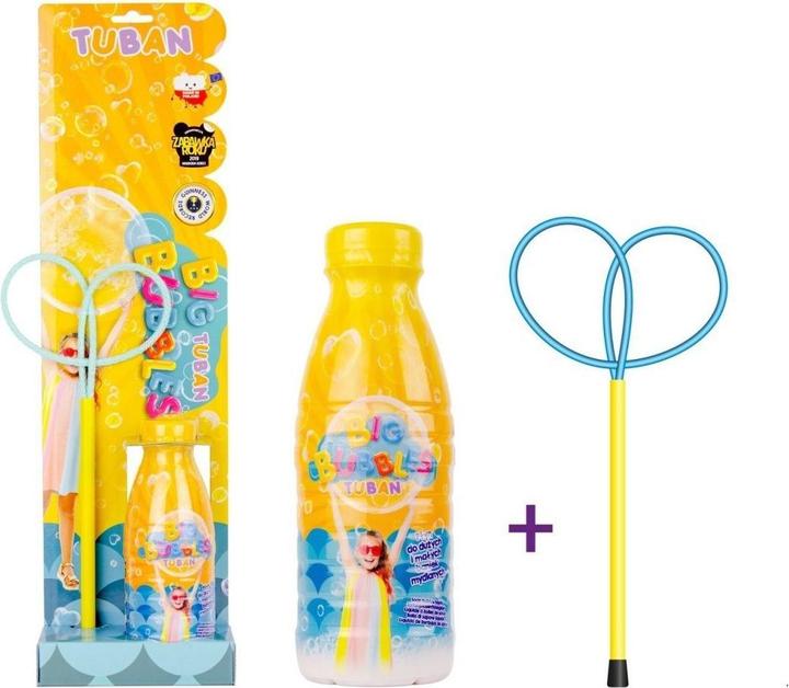 Produktbild Tuban Seifenblasenring „Schmetterling Mini“ + Seifenblasenflüssigkeit 400 ml