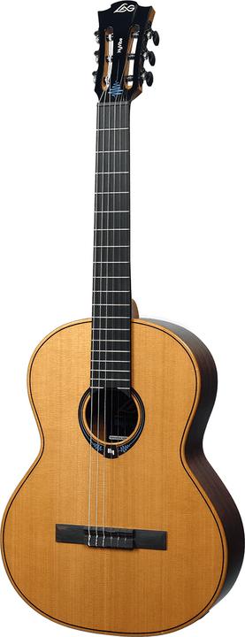 Actual product image Lâg Guitars HyVibe CHV15E (Acoustic guitar, Khaya, Cedar wood)