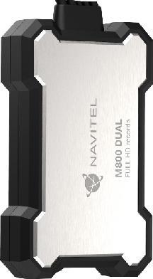 Actual product image Devia Zãznamovã Kamera Na Motorku Navitel M800 Dual (Built-in display, Bluetooth, Night vision, GPS receiver, Built-in microphone, Full HD)