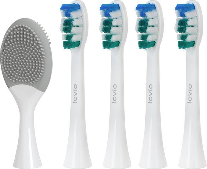 Lovio LVTB124WH-HS Têtes de brosse à dents SonicProtect PRO Soft White (5 x)