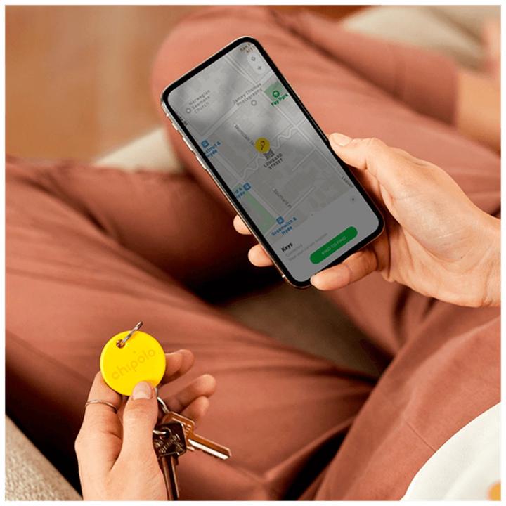 Actual product image Chipolo One Yellow 2-Pack (Android, iOS)